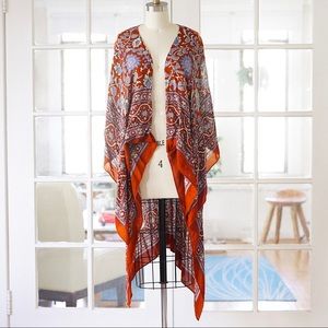 NWT Free People Floral Kimono